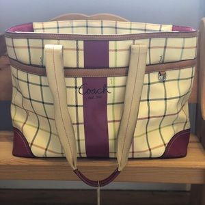 Authentic Coach baby tote